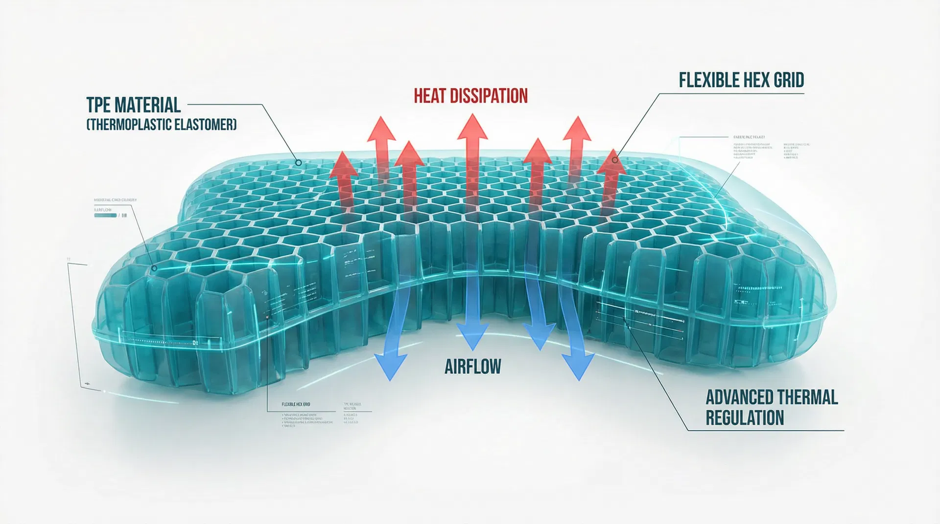 Technology layer of the Onyx pillow